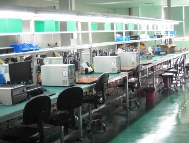 现代化生产车间与产线环境